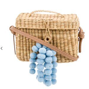 Nannacay Straw Crossbody Bag